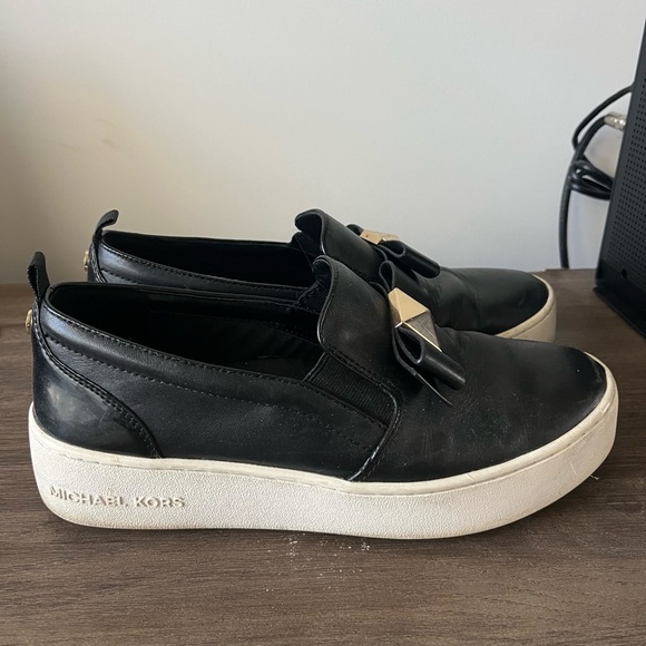 Michael Kors Slip on Leather Shoes - Picture 2 of 6